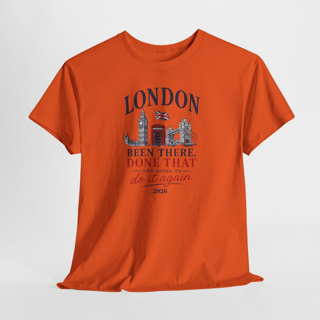 Funny London "Been There, Done That" Travel Souvenir Tee — Personalizion available