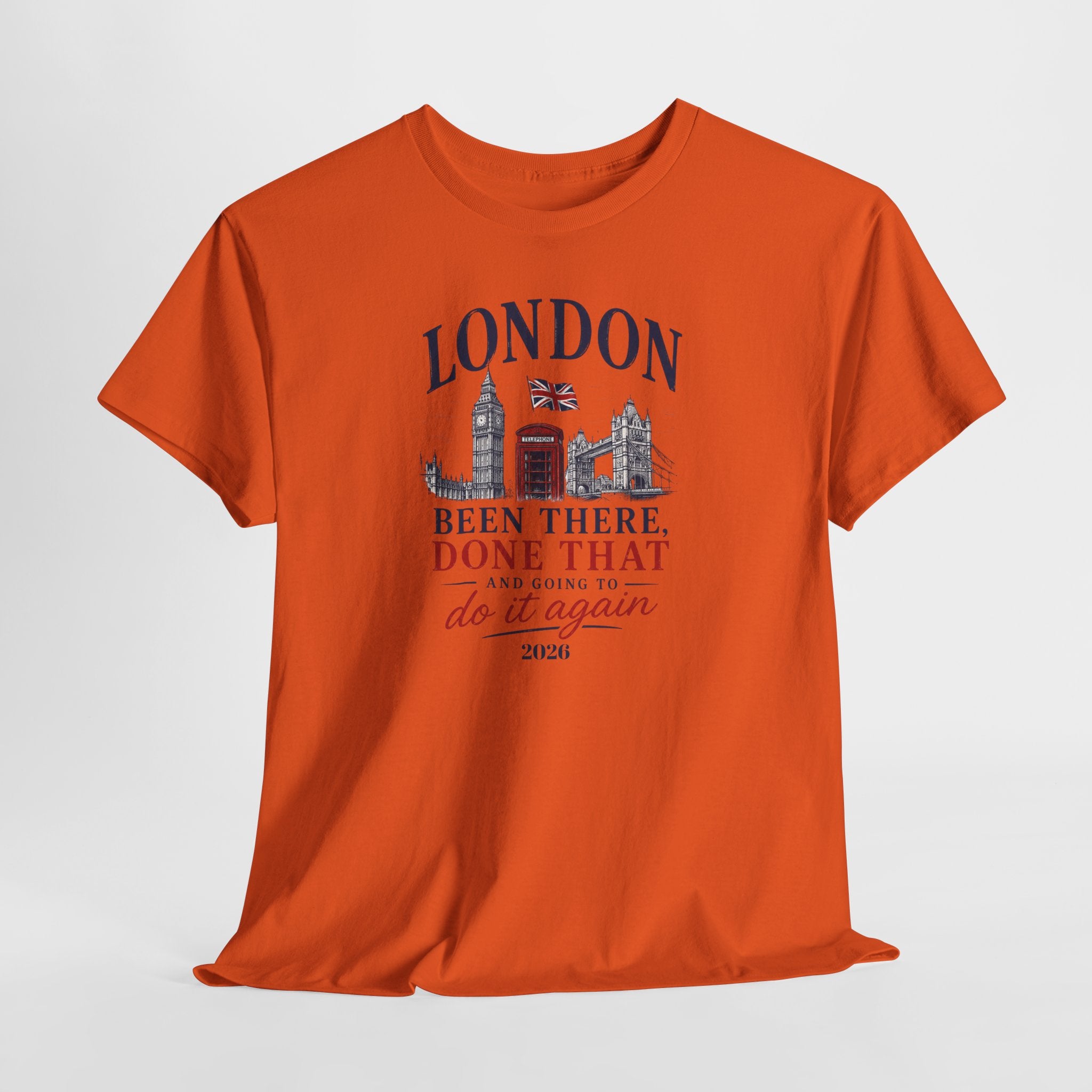 Funny London "Been There, Done That" Travel Souvenir Tee — Personalizion available