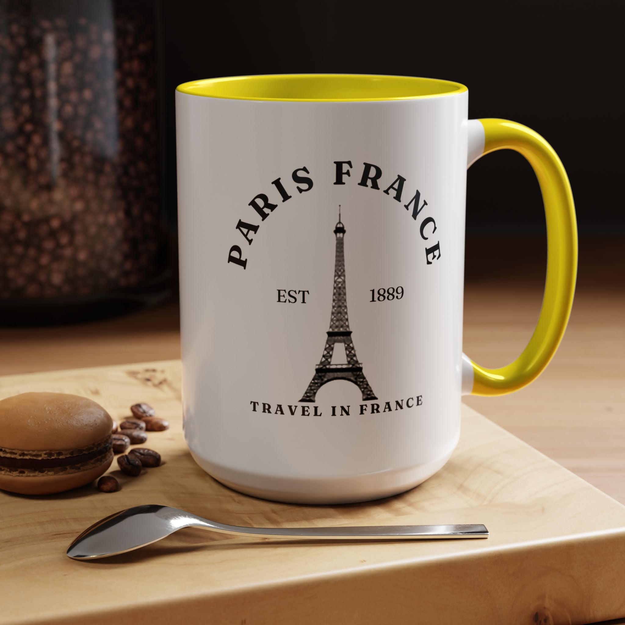Paris France Eiffel Tower Coffee Mug – Travel Souvenir Accent Mug (11/15oz)