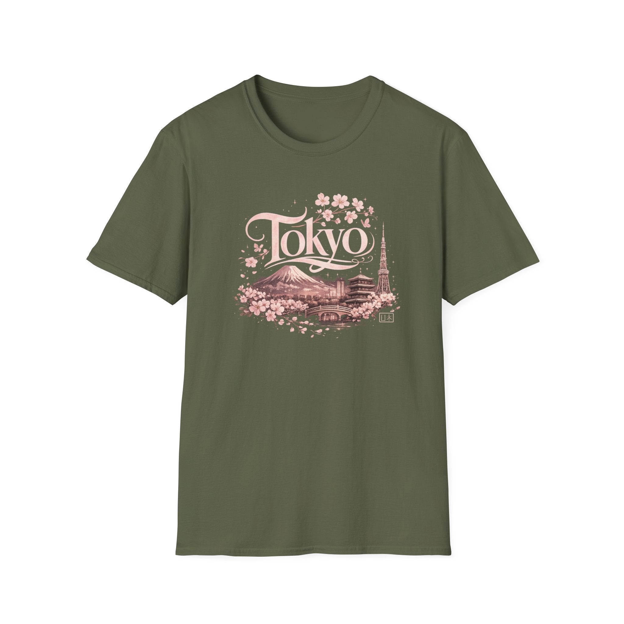 Tokyo Cherry Blossom T-Shirt — Vintage Japan Travel Tee
