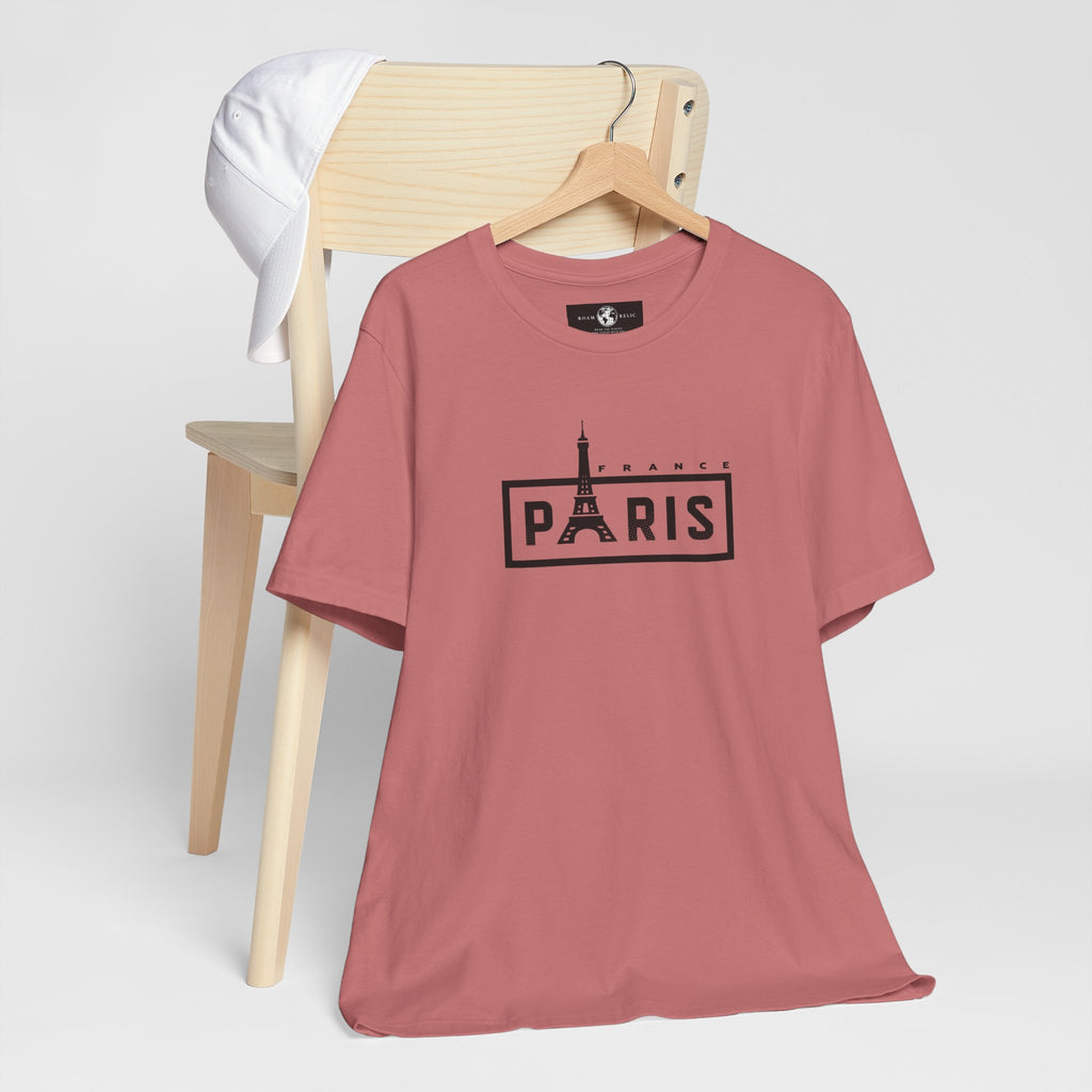 Paris Eiffel Tower Graphic Tee — Vintage Parisian Travel T‑Shirt
