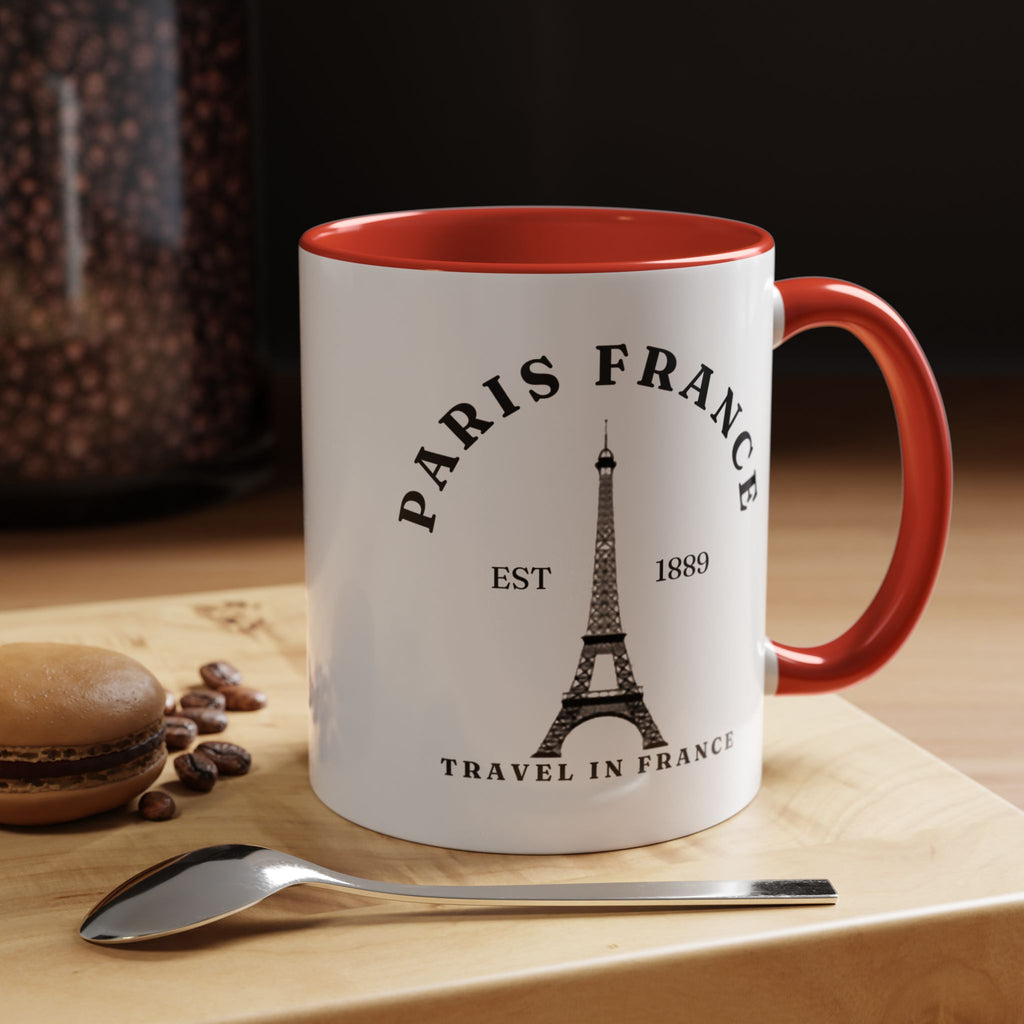 Paris France Eiffel Tower Coffee Mug – Travel Souvenir Accent Mug (11/15oz)