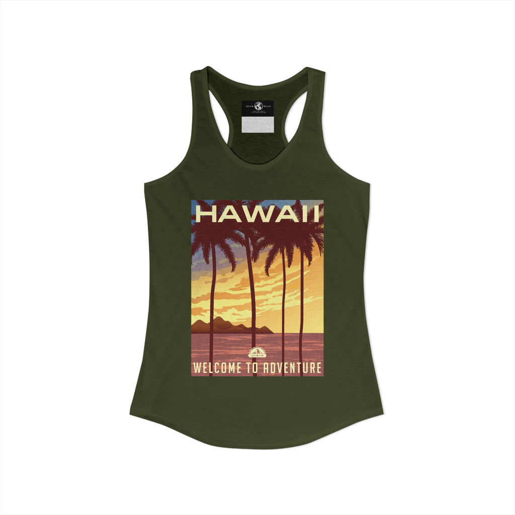 Hawaii Adventure Women's Racerback Tank Top