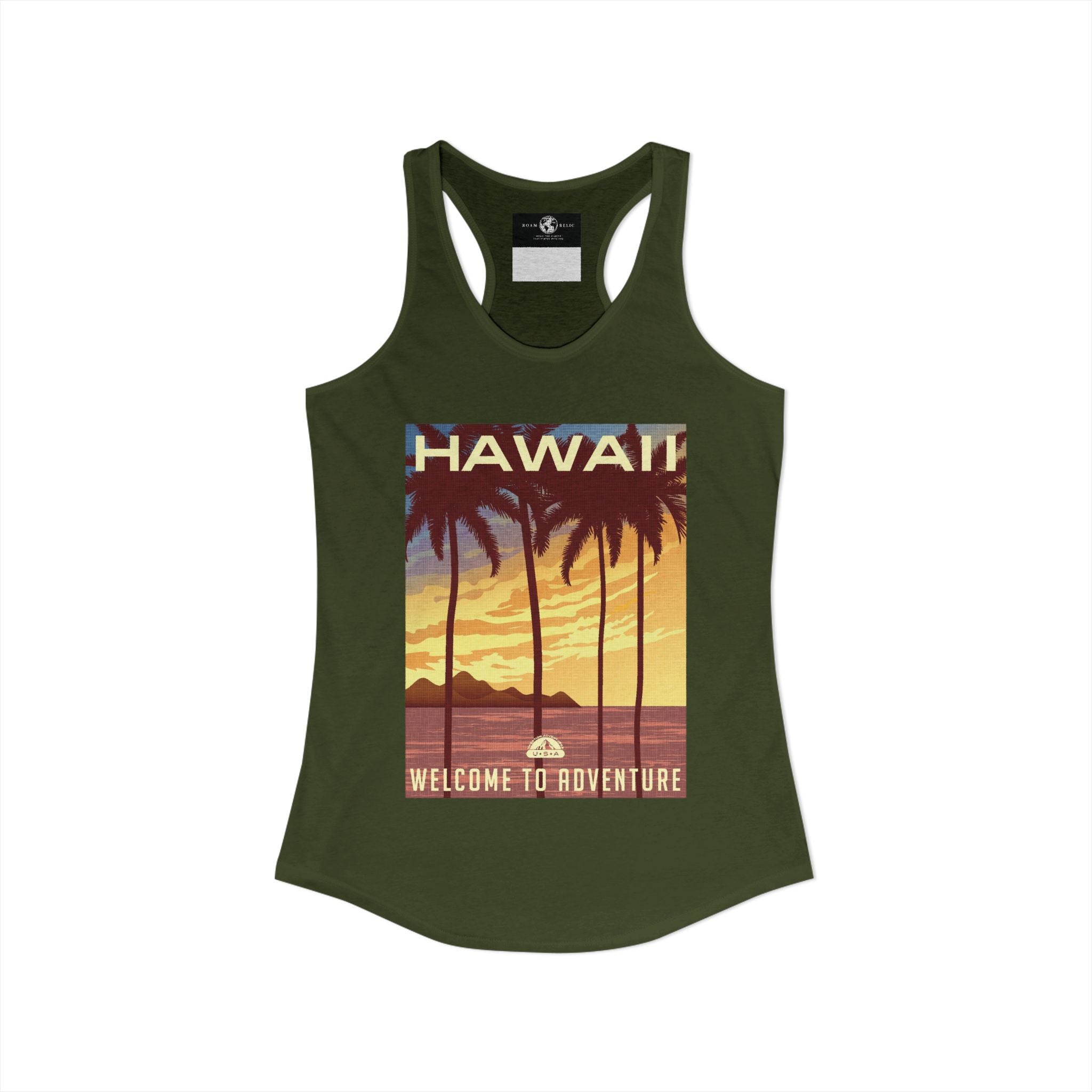 Hawaii Adventure Women's Racerback Tank Top
