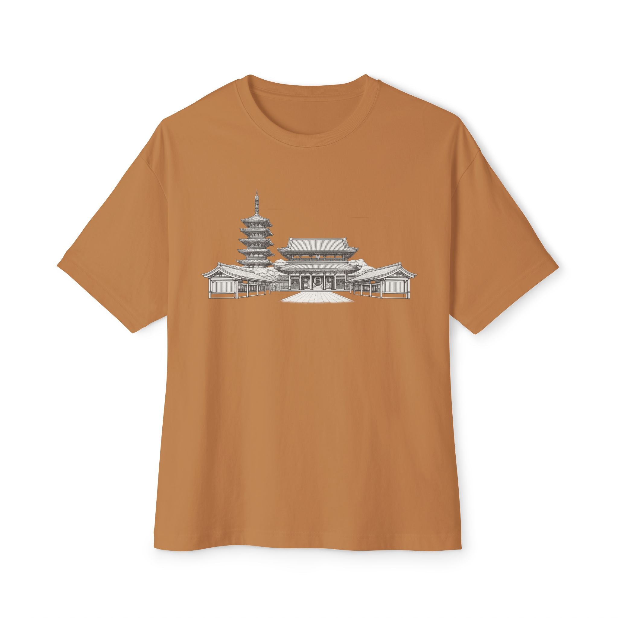 Senso-ji Temple Asakusa Japan Tee — Minimal Outline Japanese Landmark Shirt