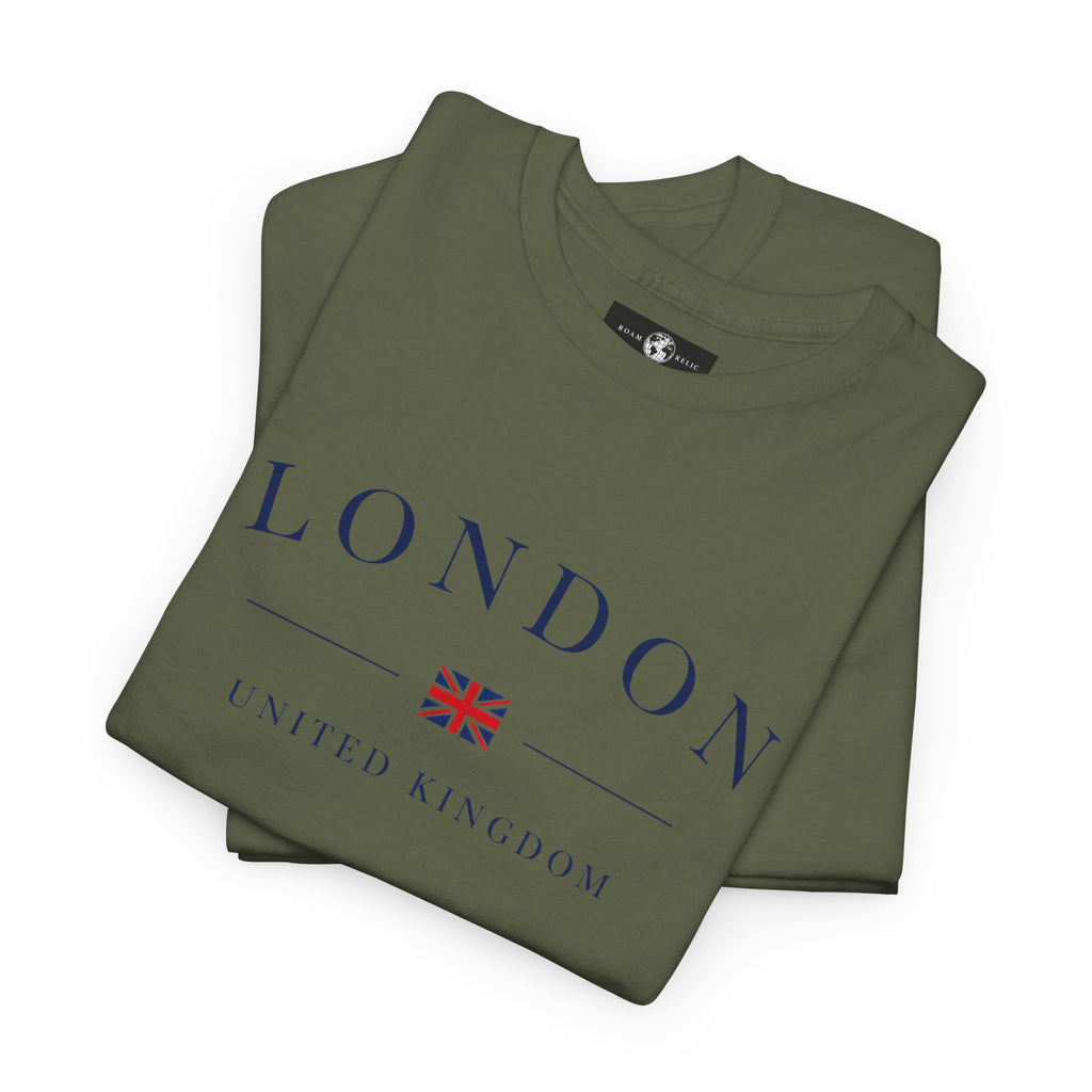 London Tee — Classic UK Flag Graphic Cotton T-Shirt