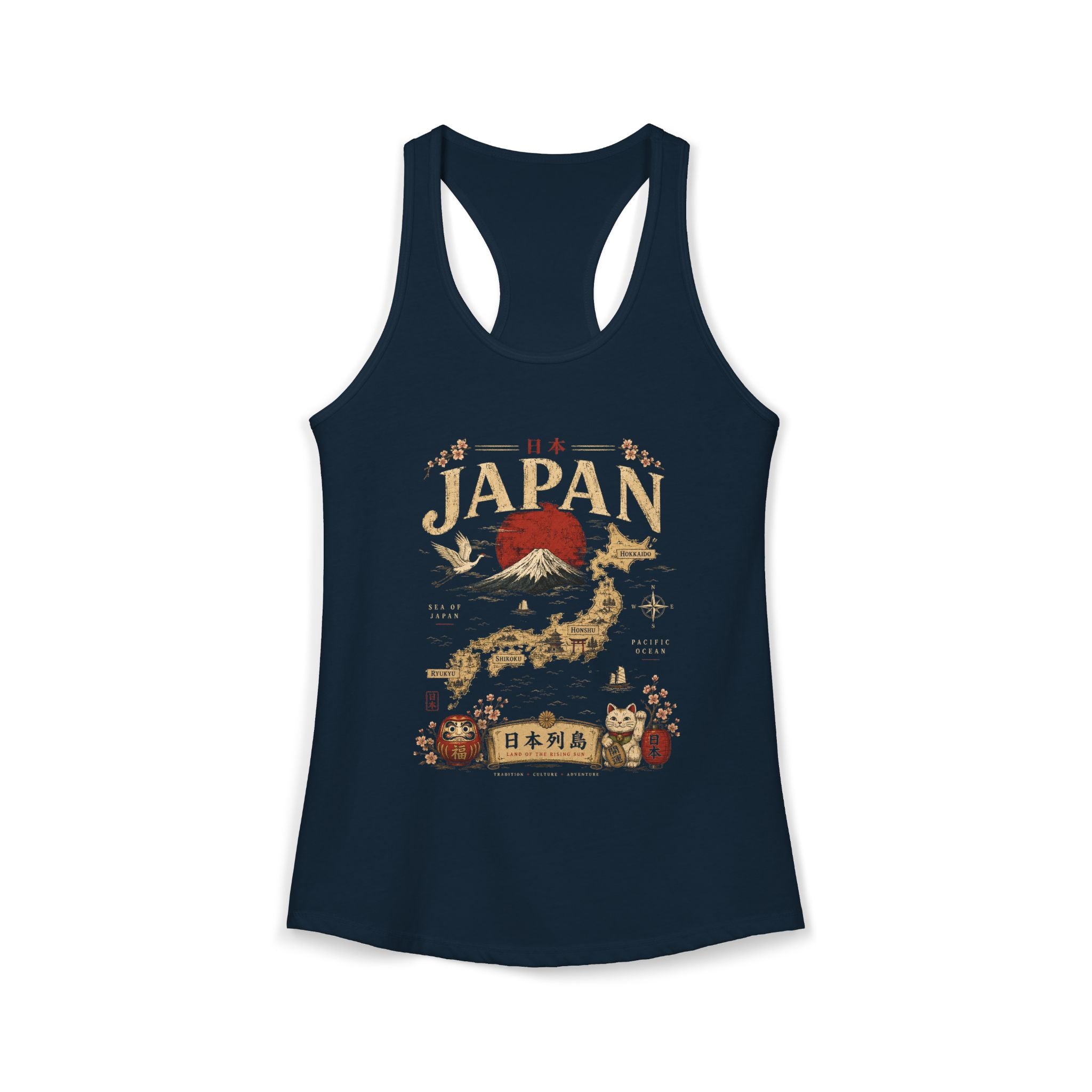 Vintage Japan Racerback Tank — Women's Japan Graphic Tank