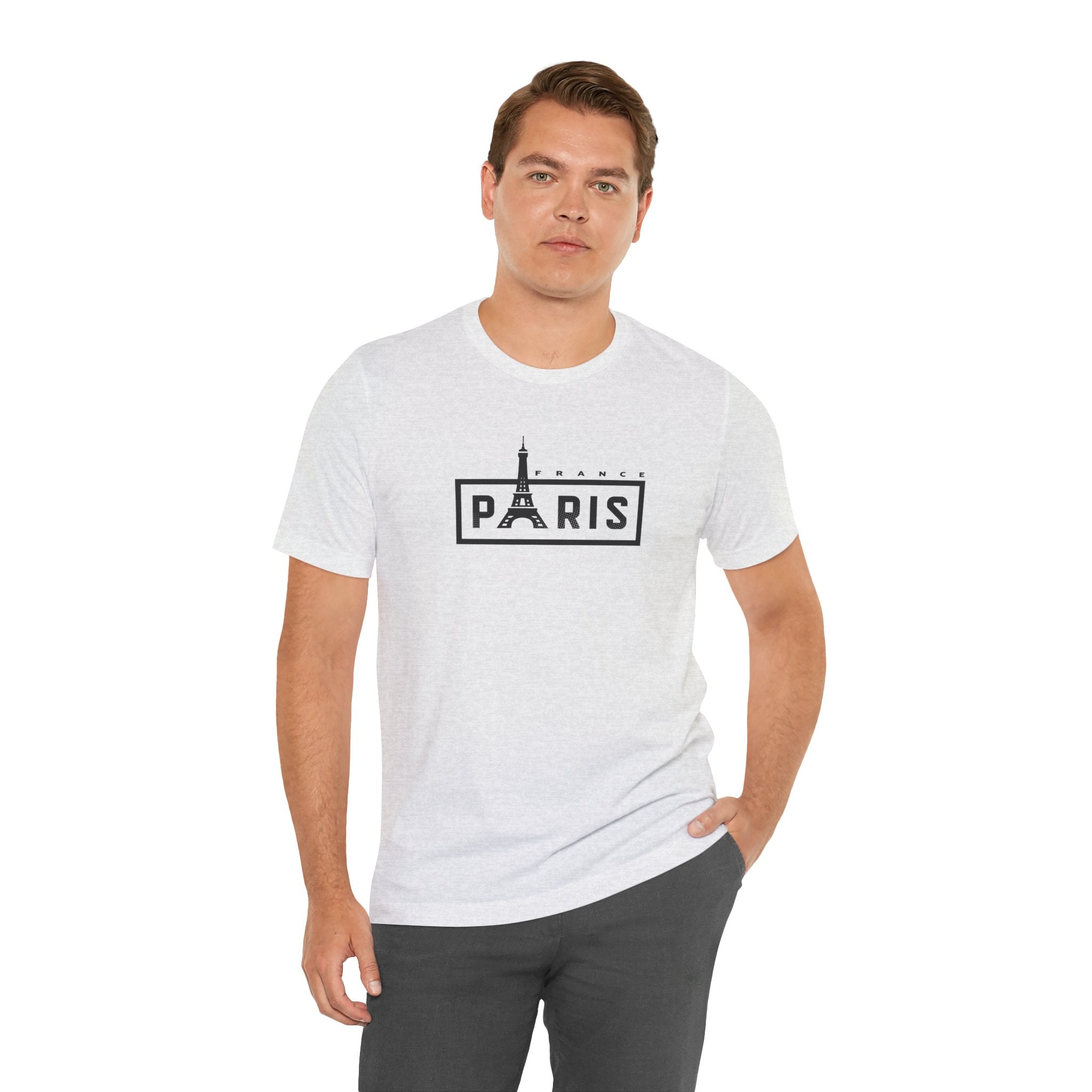 Paris Eiffel Tower Graphic Tee — Vintage Parisian Travel T‑Shirt