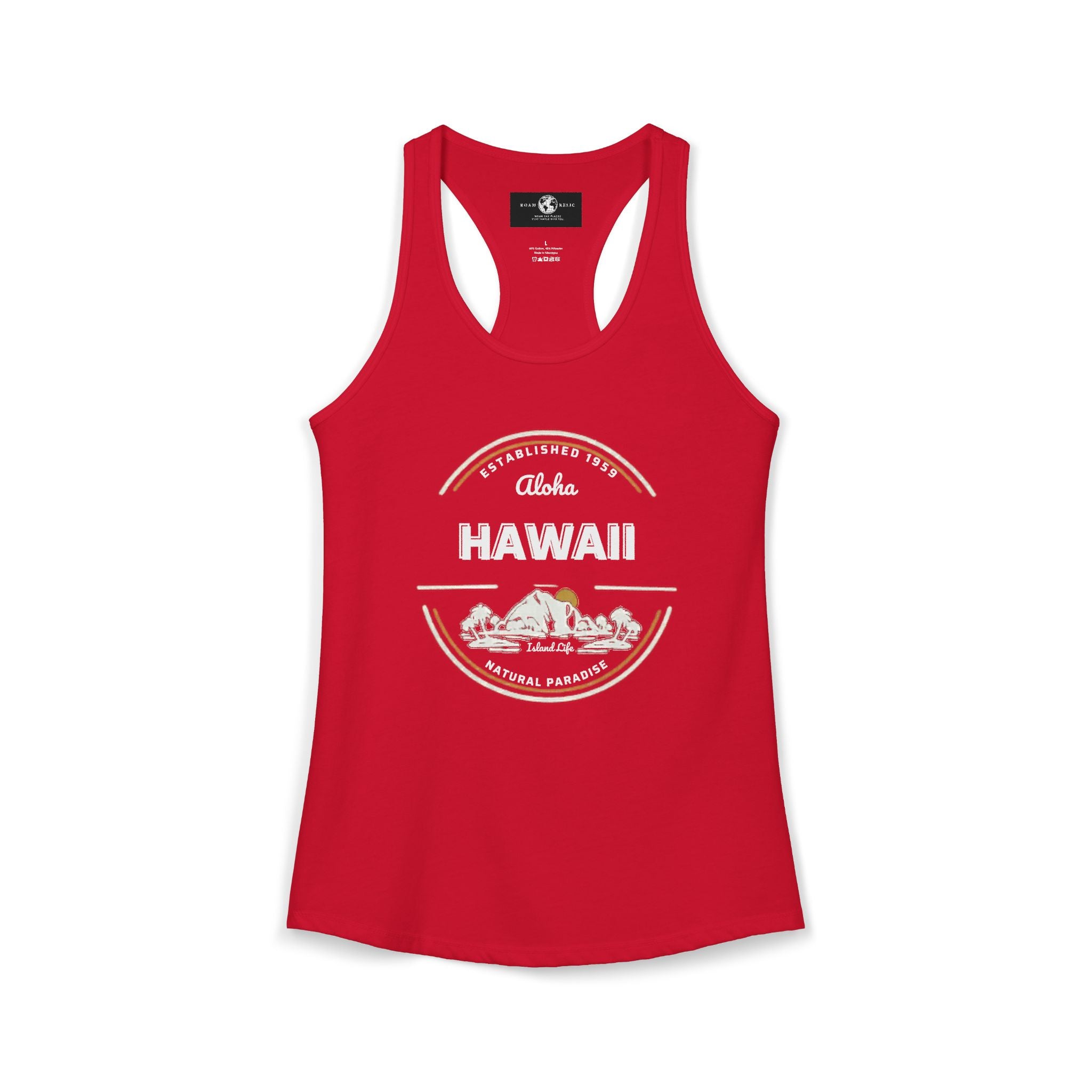 Hawaii Aloha Party Women's Racerback Tank
