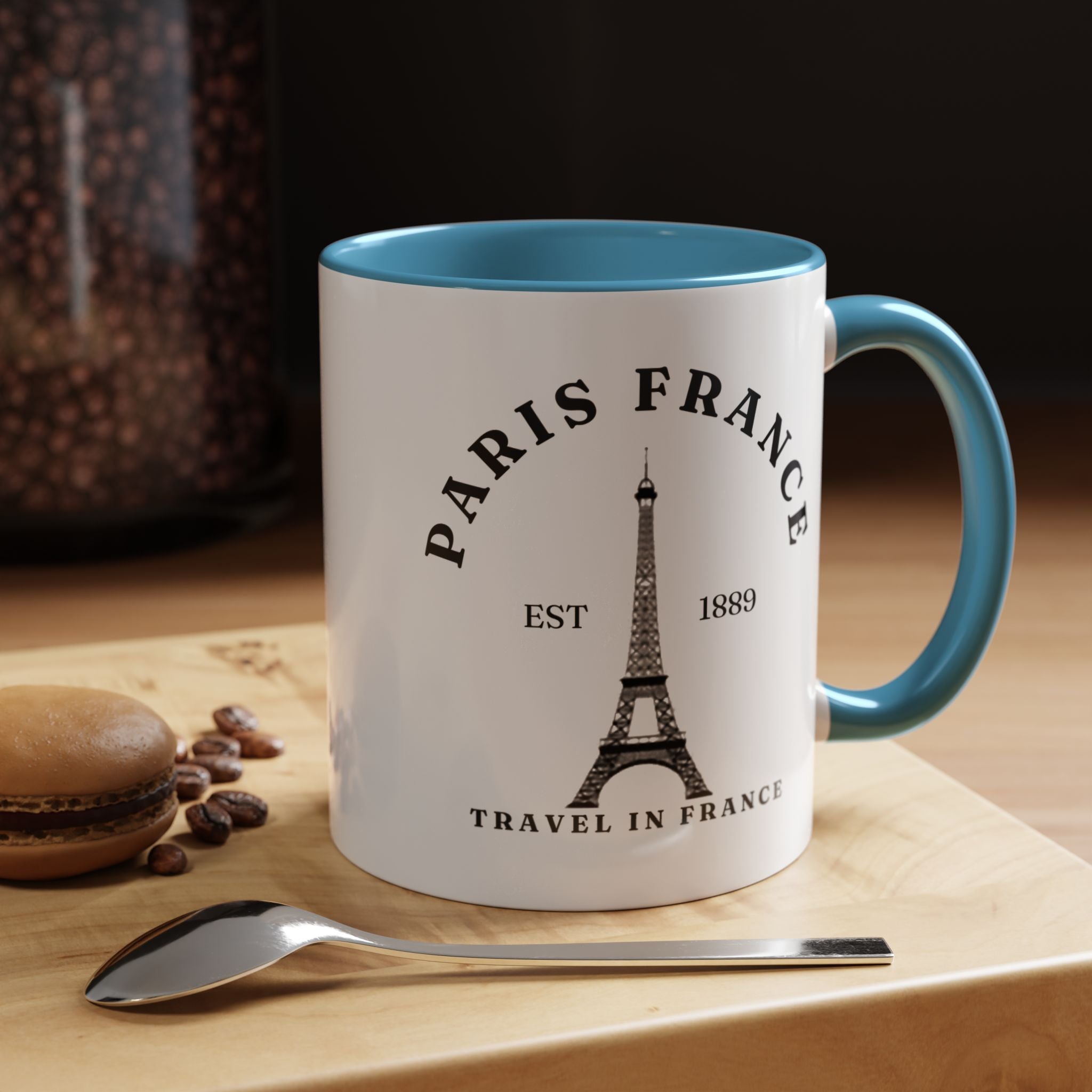 Paris France Eiffel Tower Coffee Mug – Travel Souvenir Accent Mug (11/15oz)