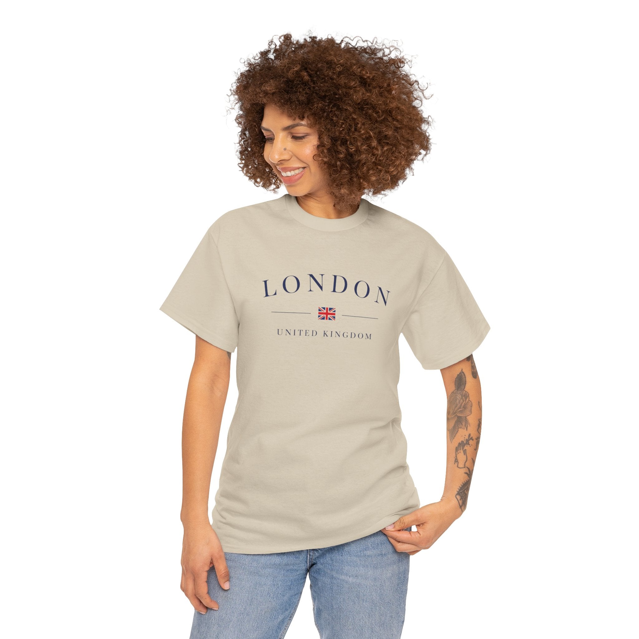 London Tee — Classic UK Flag Graphic Cotton T-Shirt