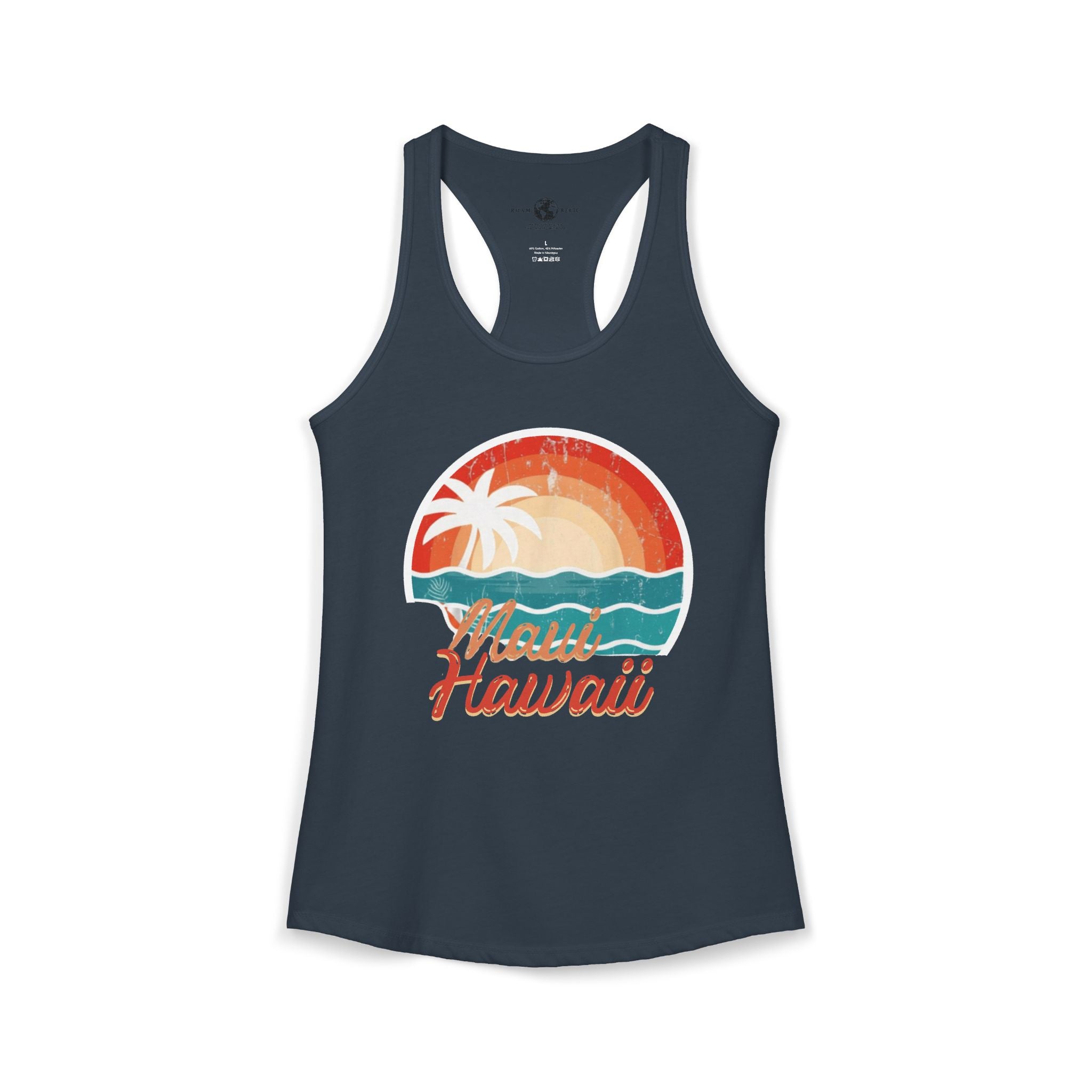 Maui Hawaii Women's Racerback Tank – Tropical Island Graphic