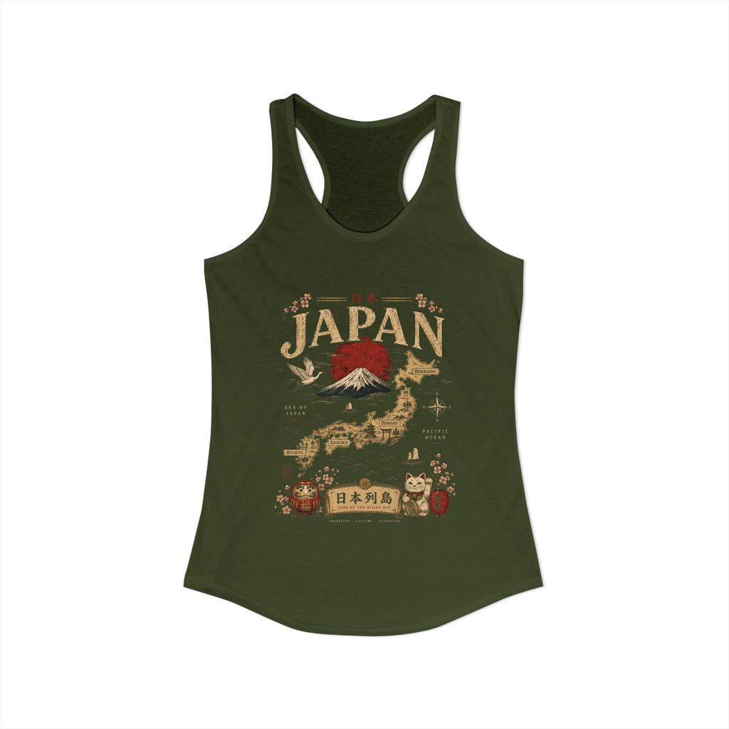 Vintage Japan Racerback Tank — Women's Japan Graphic Tank