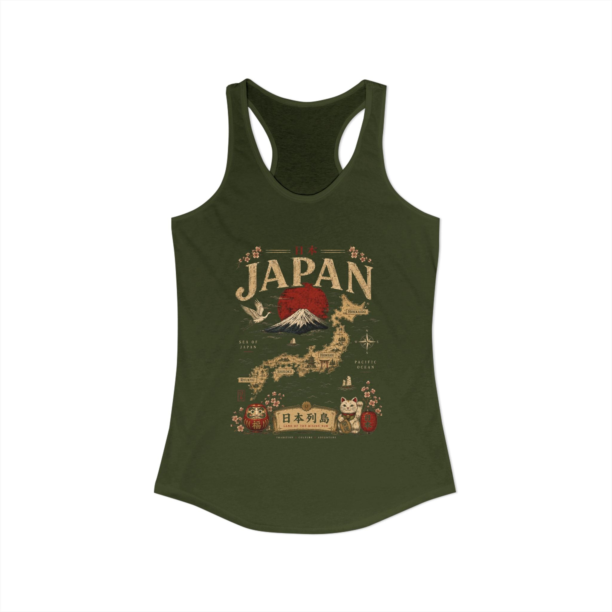 Vintage Japan Racerback Tank — Women's Japan Graphic Tank