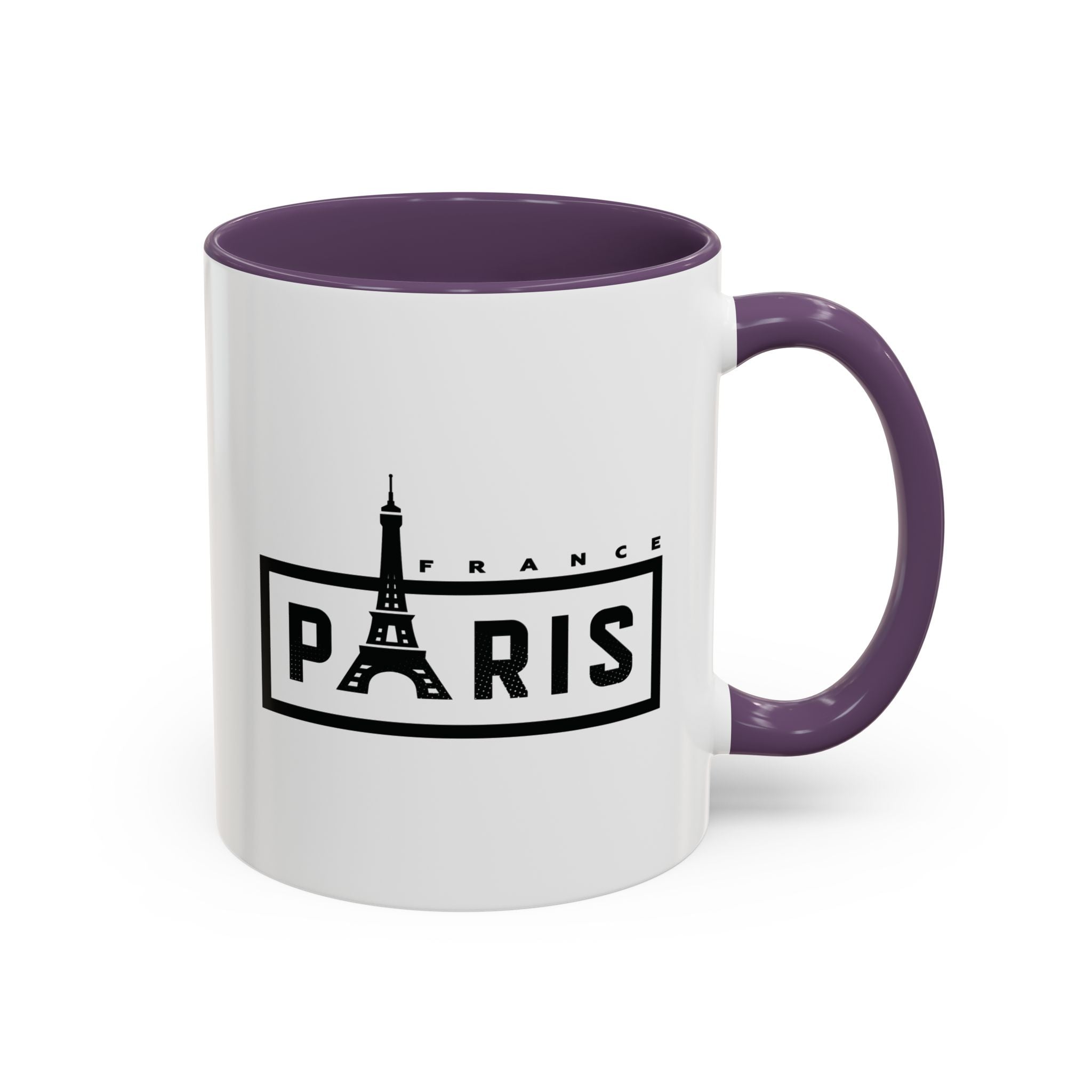 Paris Eiffel Tower Accent Coffee Mug – France Travel Souvenir (11/15oz)