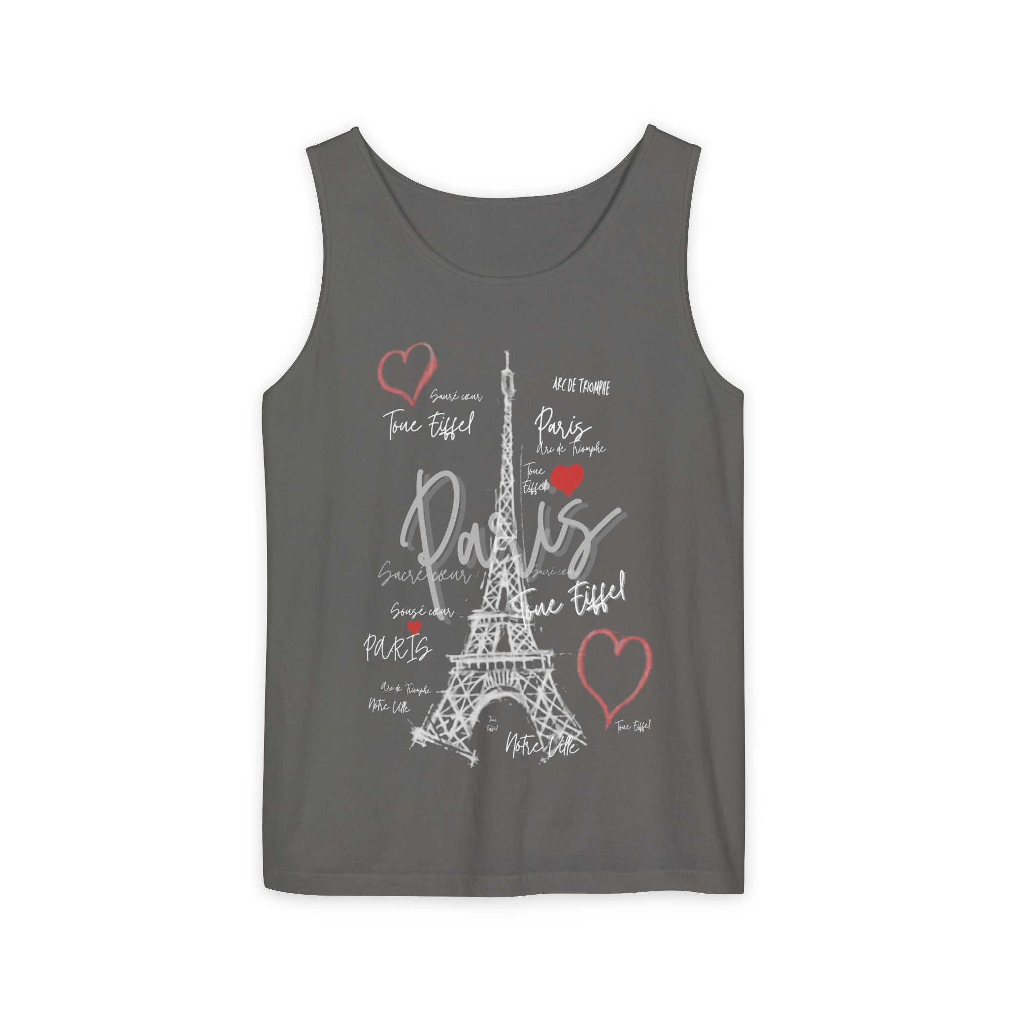Paris Eiffel Tower Romantic Travel Tank Top