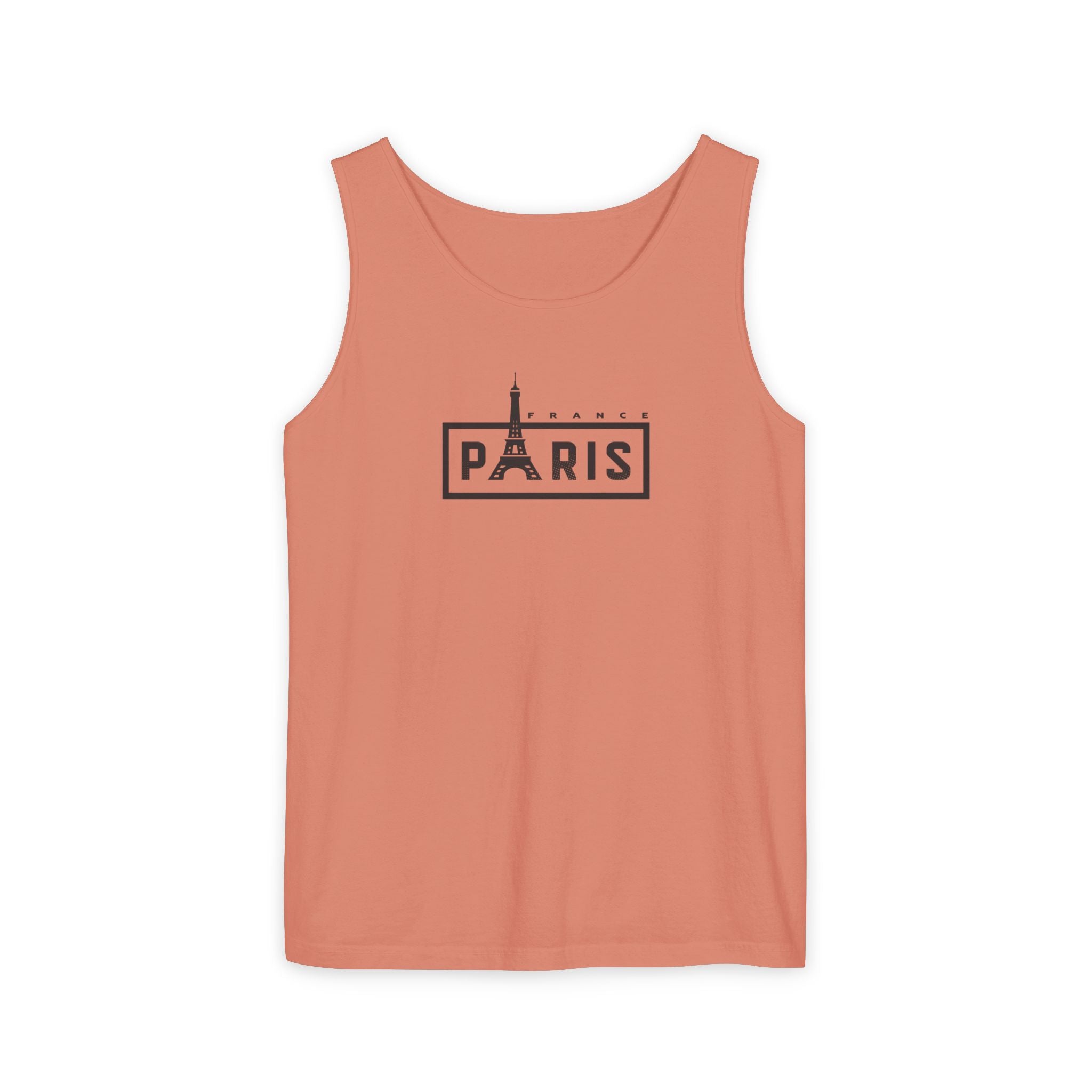 Paris Eiffel Tower Vintage Travel Tank Top — Retro French Graphic Tank