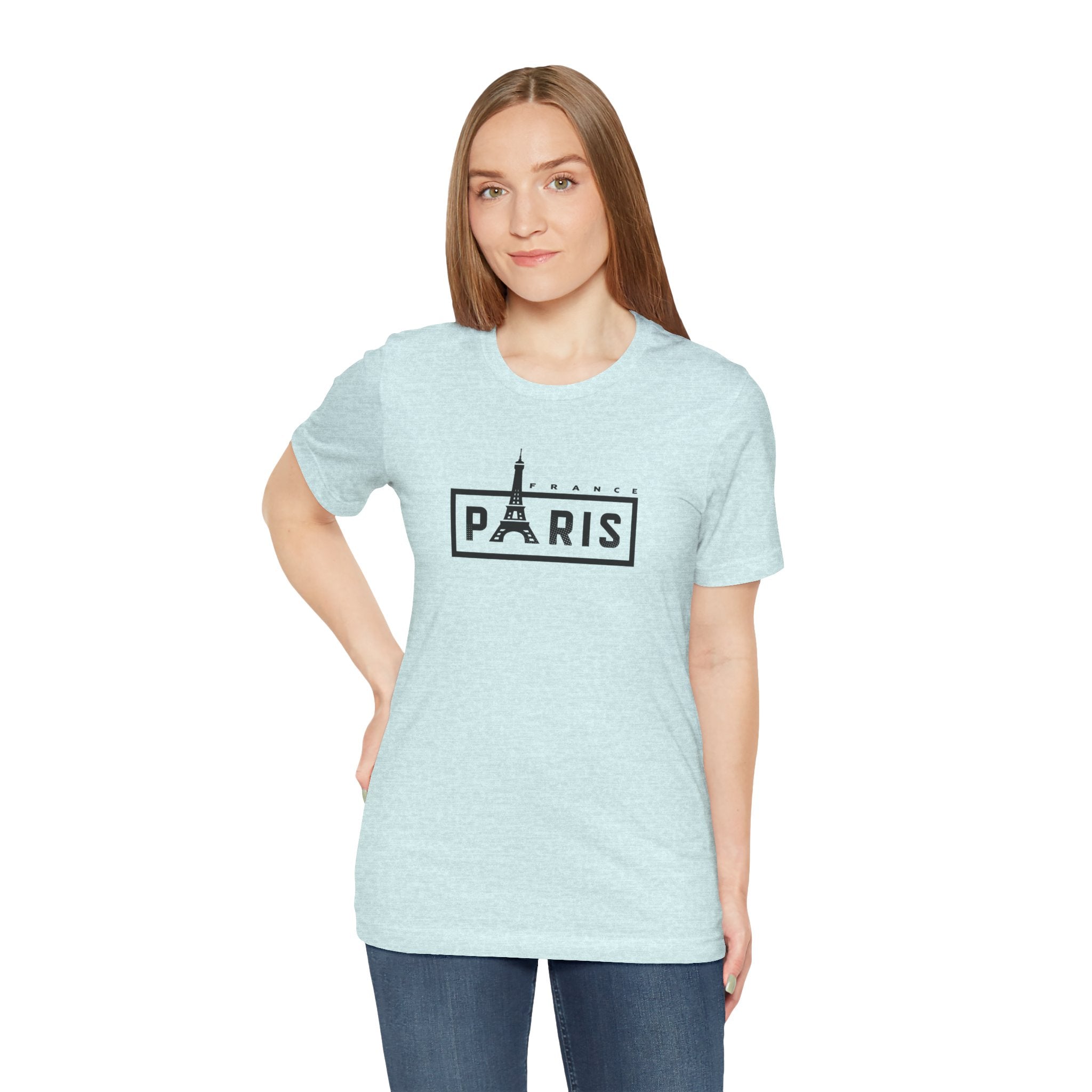 Paris Eiffel Tower Graphic Tee — Vintage Parisian Travel T‑Shirt