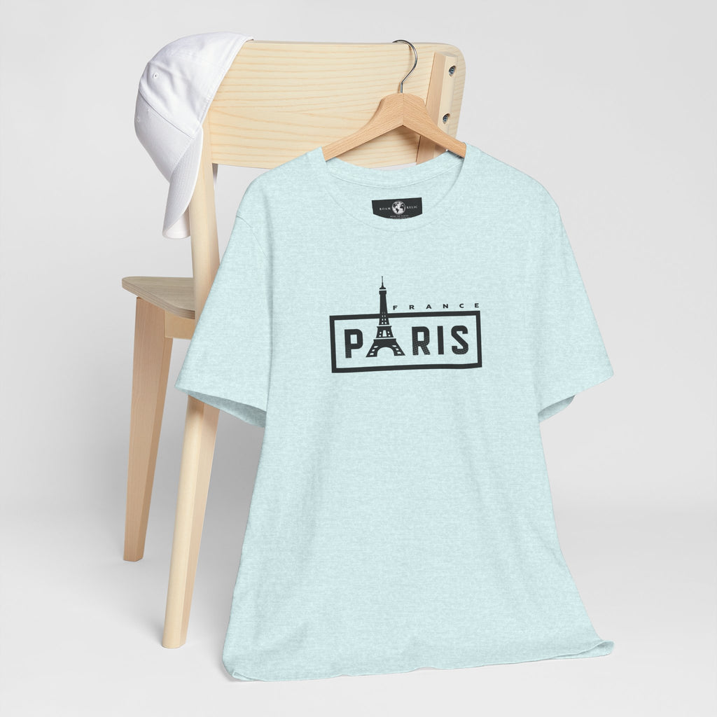 Paris Eiffel Tower Graphic Tee — Vintage Parisian Travel T‑Shirt