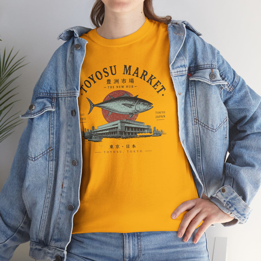 Toyosu Market Tuna Tee — Japanese Fish Market Graphic T-Shirt