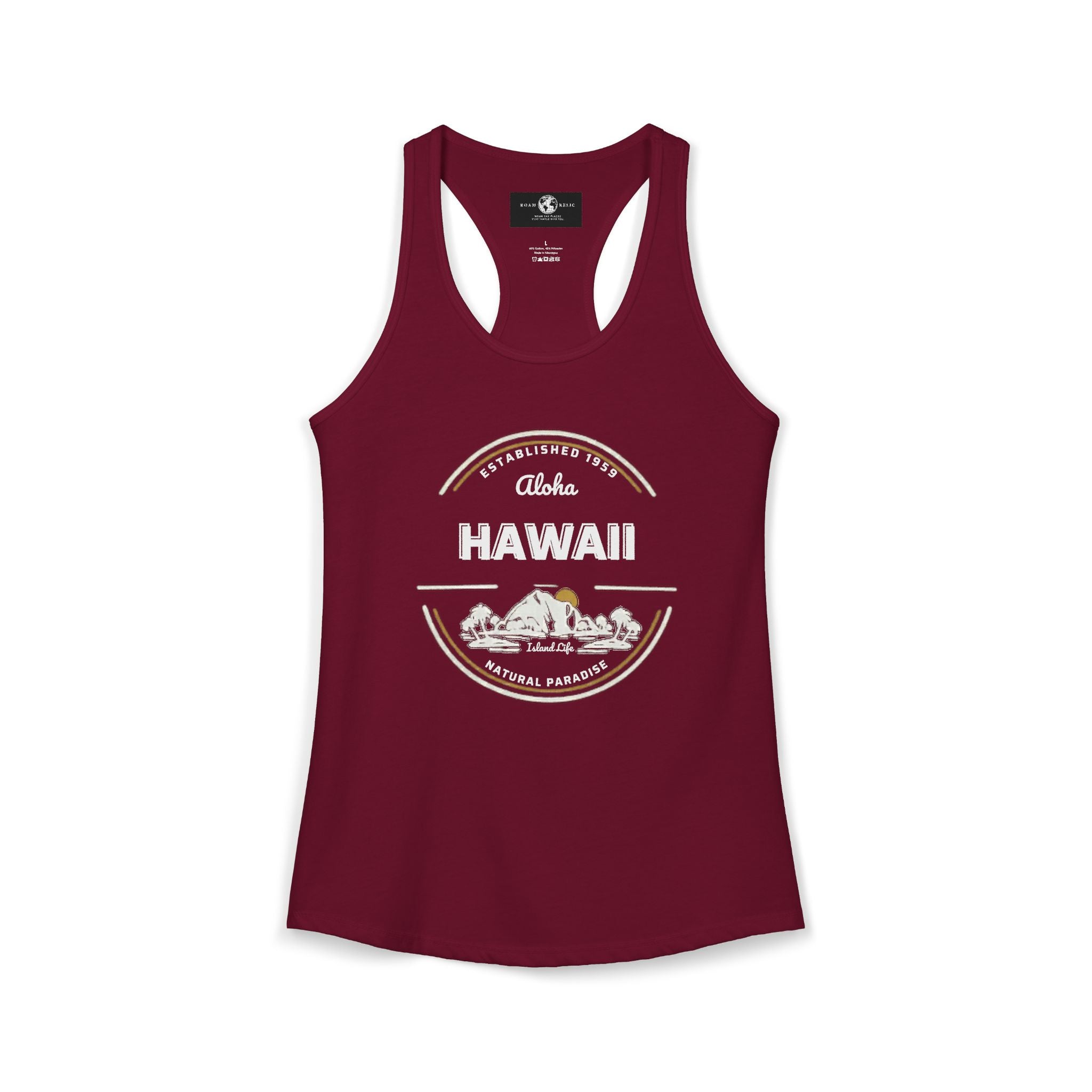 Hawaii Aloha Party Women's Racerback Tank